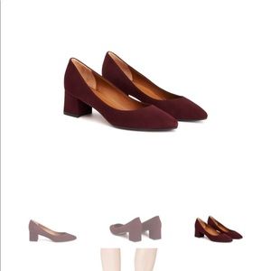 Aquatalia Phoebe pumps - red/oxblood - size 7